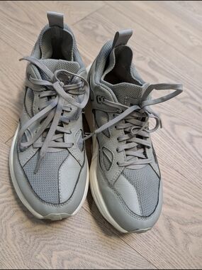 Brandblack Aura 130 Vibram Sole Leather Mesh Sneakers Men's Size 8,  Grey